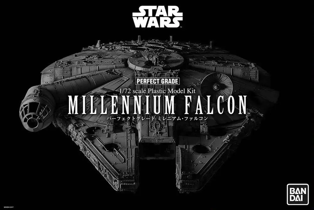 Star Wars Episode IV Perfect Grade Plastic Model Kit 1/72 Millennium Falcon 48 cm product photo