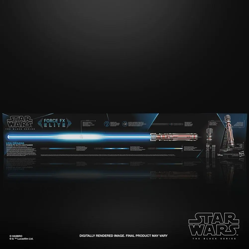 Star Wars Episode IX Black Series Replica 1/1 Force FX Elite Lightsaber Leia Organa product photo