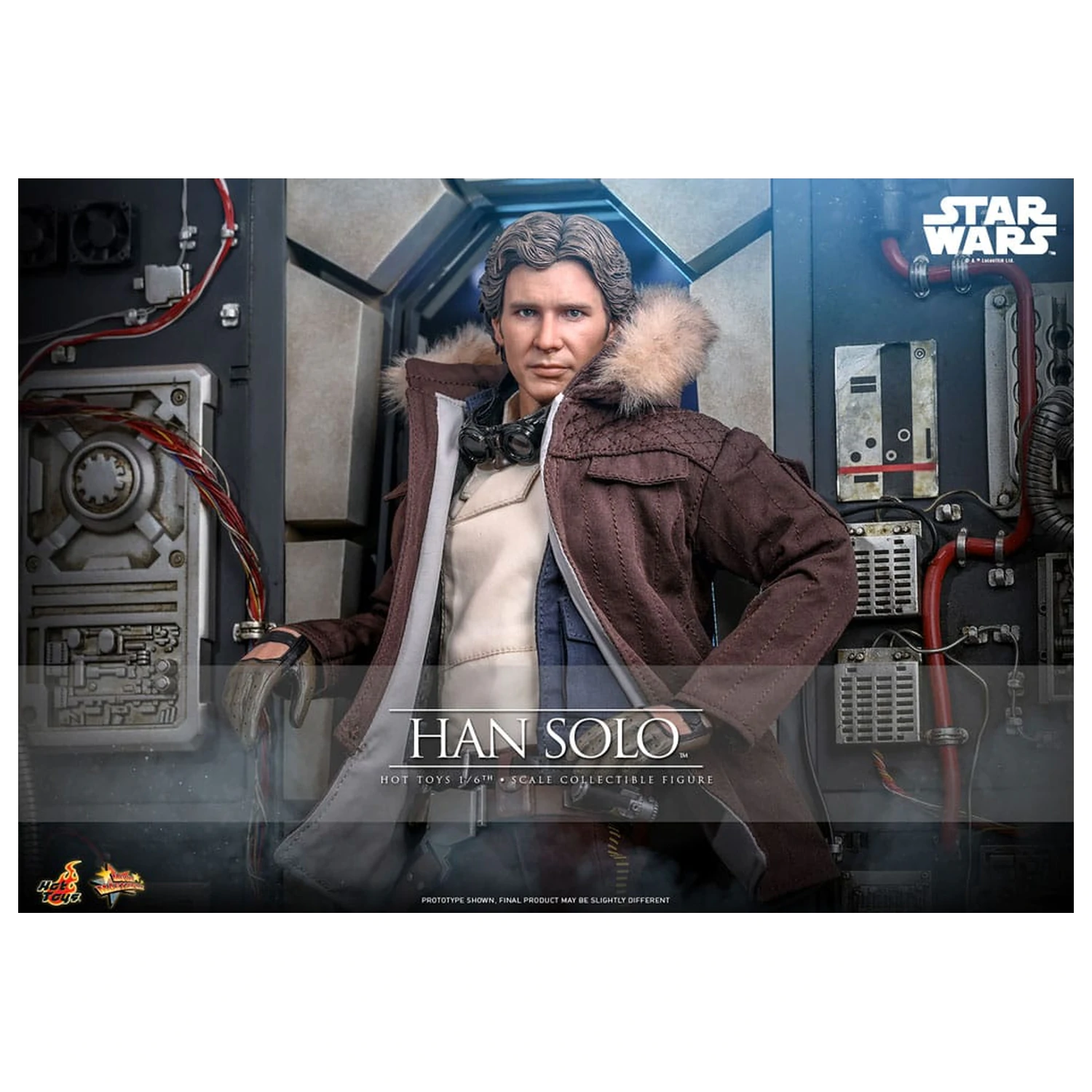 Star Wars Episode V Movie Masterpiece Action Figure 1/6 Han Solo 31 cm product photo
