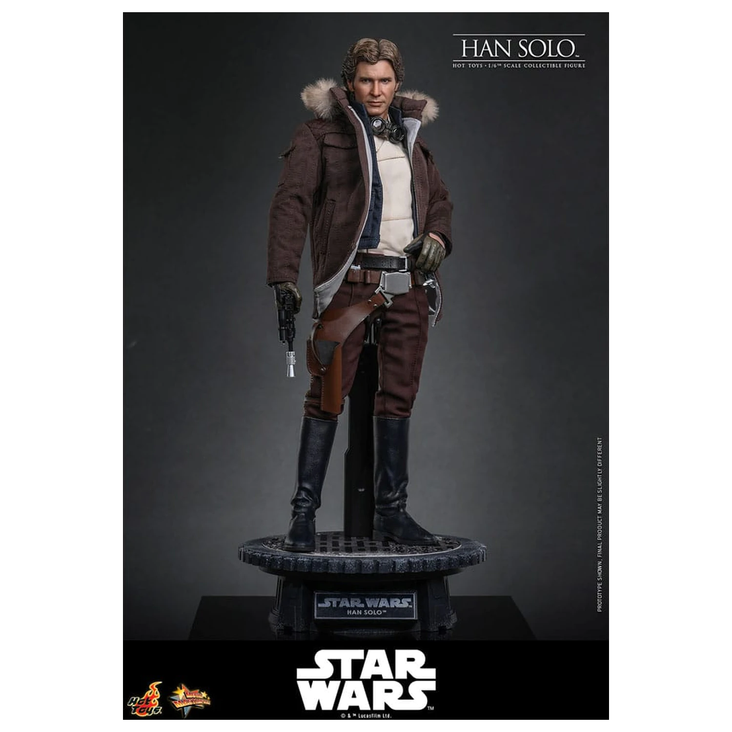 Star Wars Episode V Movie Masterpiece Action Figure 1/6 Han Solo 31 cm product photo