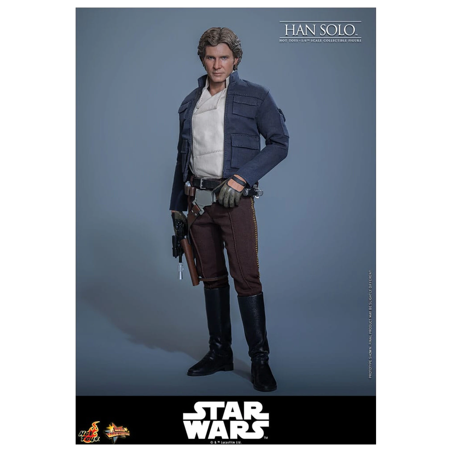 Star Wars Episode V Movie Masterpiece Action Figure 1/6 Han Solo 31 cm product photo
