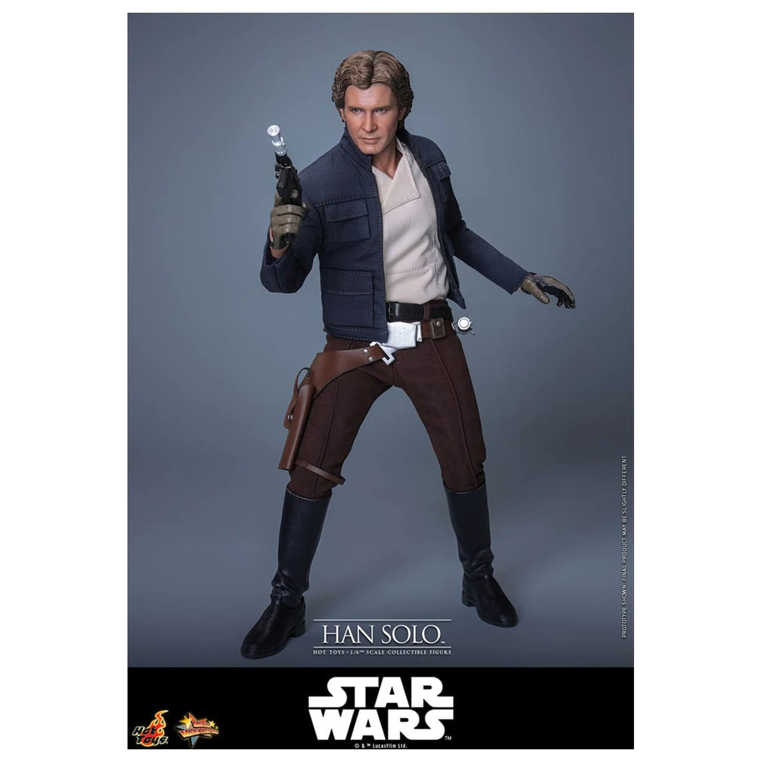Star Wars Episode V Movie Masterpiece Action Figure 1/6 Han Solo 31 cm product photo