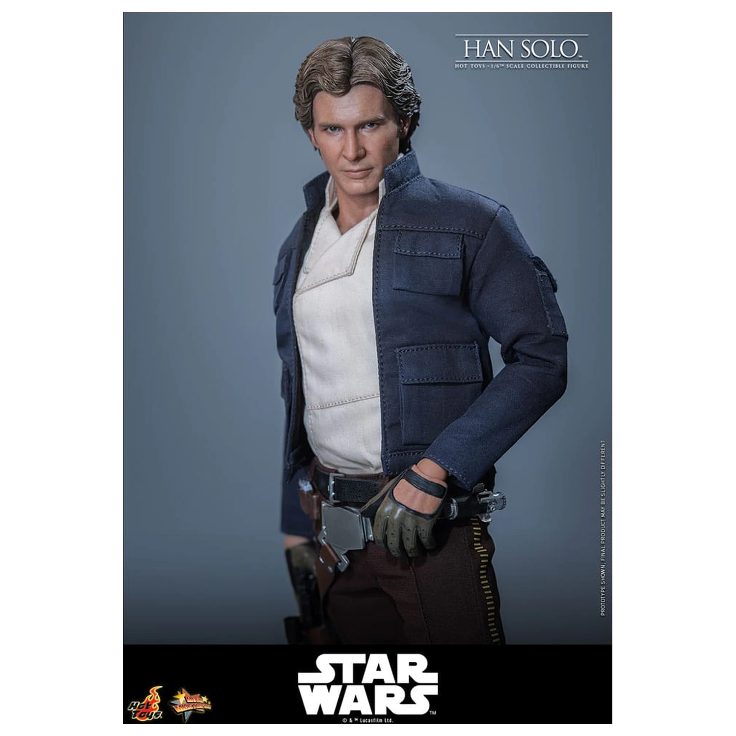 Star Wars Episode V Movie Masterpiece Action Figure 1/6 Han Solo 31 cm product photo