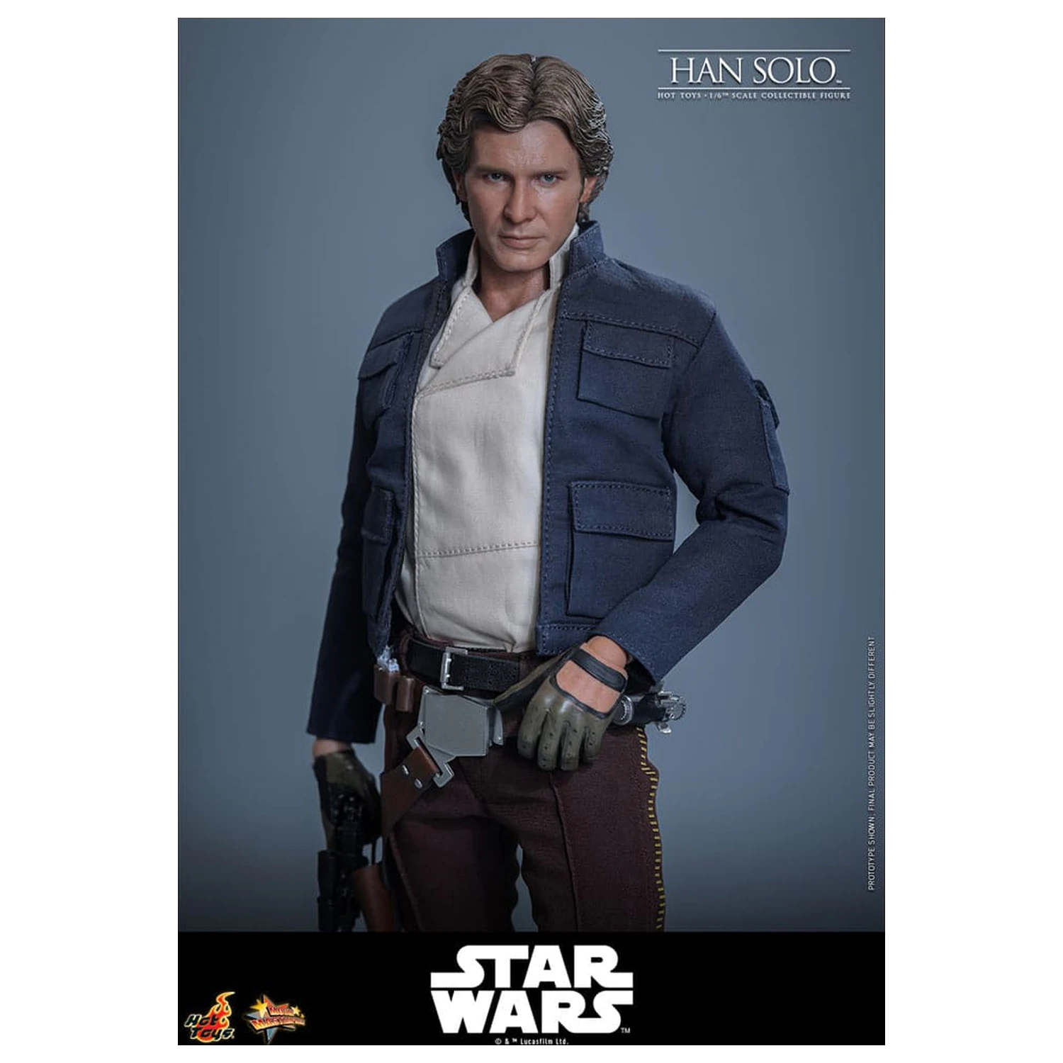 Star Wars Episode V Movie Masterpiece Action Figure 1/6 Han Solo 31 cm product photo