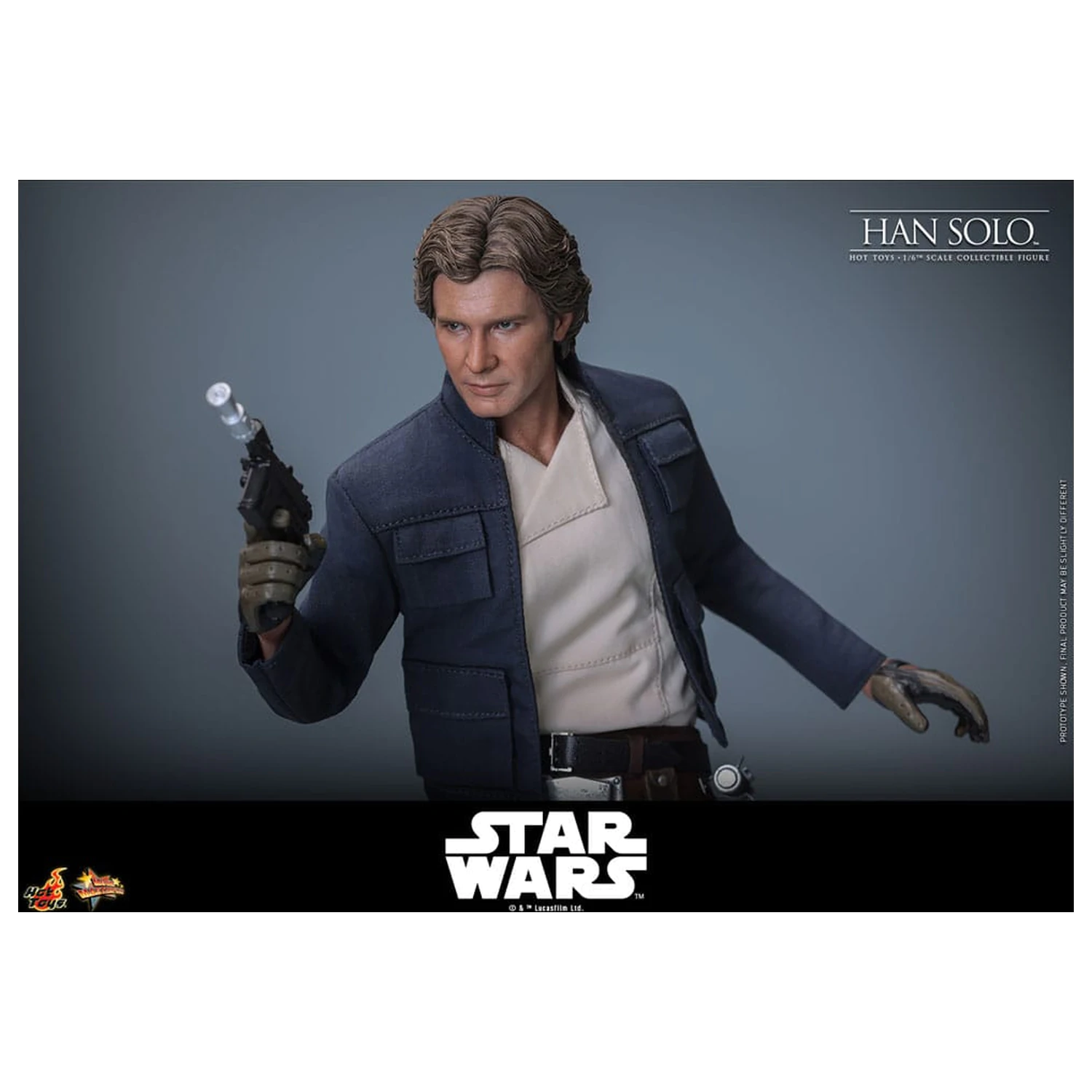 Star Wars Episode V Movie Masterpiece Action Figure 1/6 Han Solo 31 cm product photo