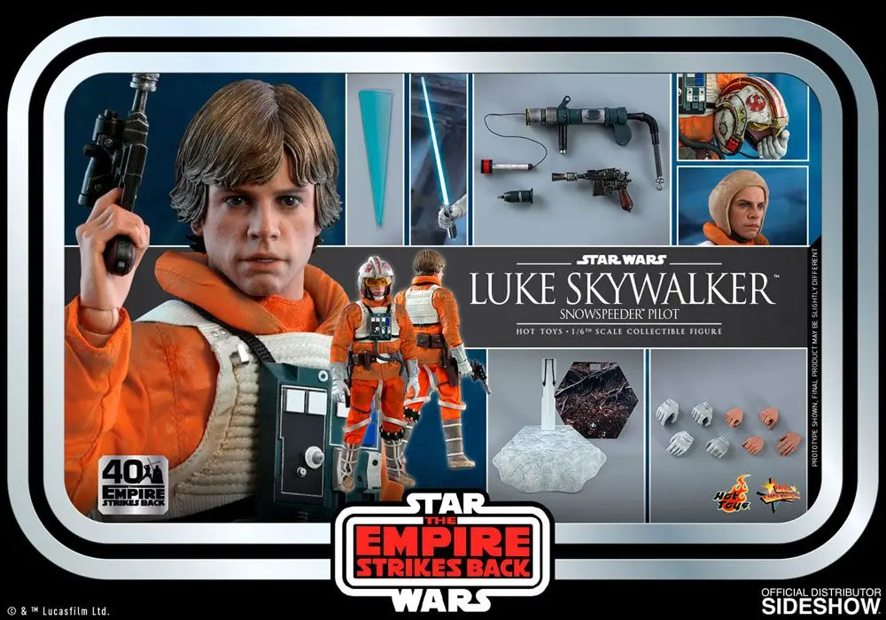 Star Wars Episode V Movie Masterpiece Action Figure 1/6 Luke Skywalker (Snowspeeder Pilot) 28 cm product photo