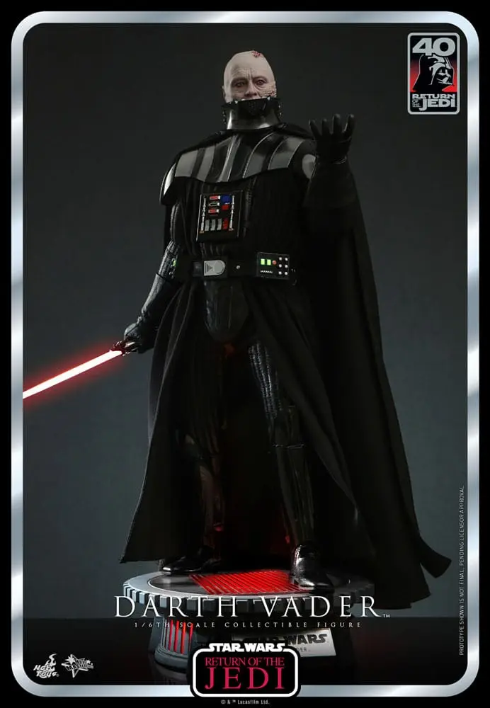 Star Wars: Episode VI 40th Anniversary Action Figure 1/6 Darth Vader 35 cm product photo