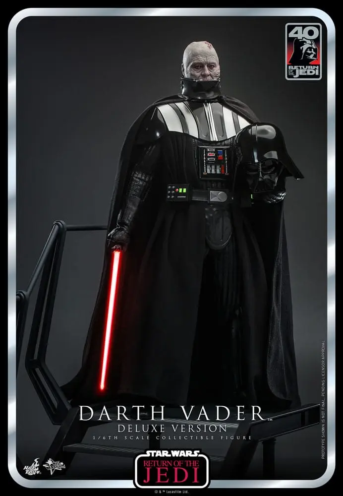 Star Wars: Episode VI 40th Anniversary Action Figure 1/6 Darth Vader Deluxe Version 35 cm product photo