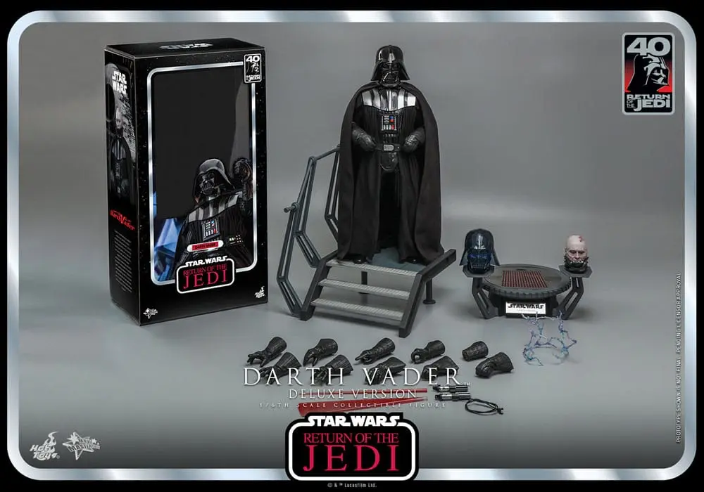 Star Wars: Episode VI 40th Anniversary Action Figure 1/6 Darth Vader Deluxe Version 35 cm product photo