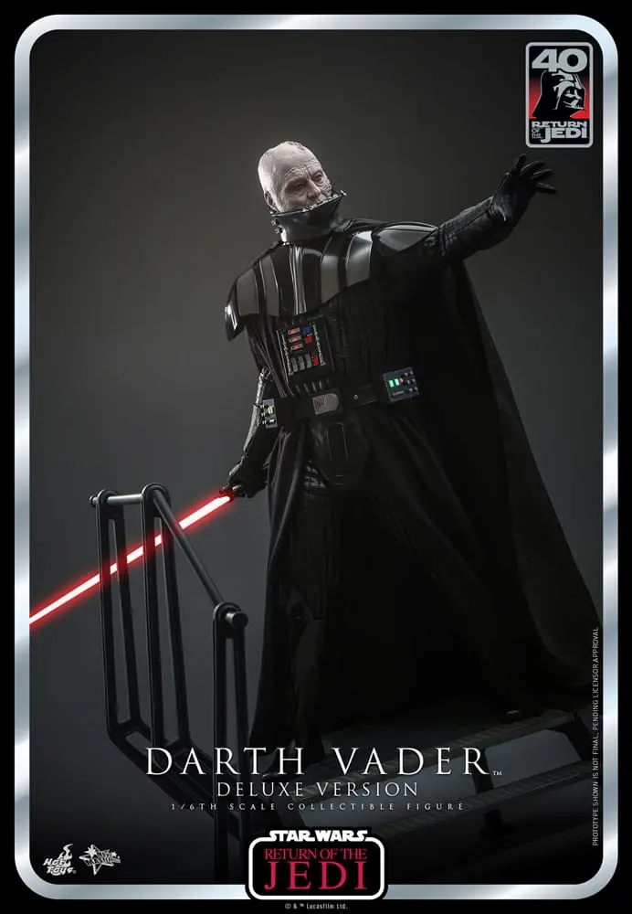 Star Wars: Episode VI 40th Anniversary Action Figure 1/6 Darth Vader Deluxe Version 35 cm product photo