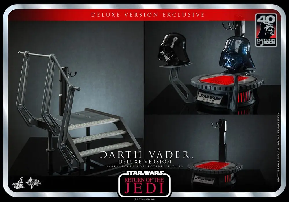 Star Wars: Episode VI 40th Anniversary Action Figure 1/6 Darth Vader Deluxe Version 35 cm product photo