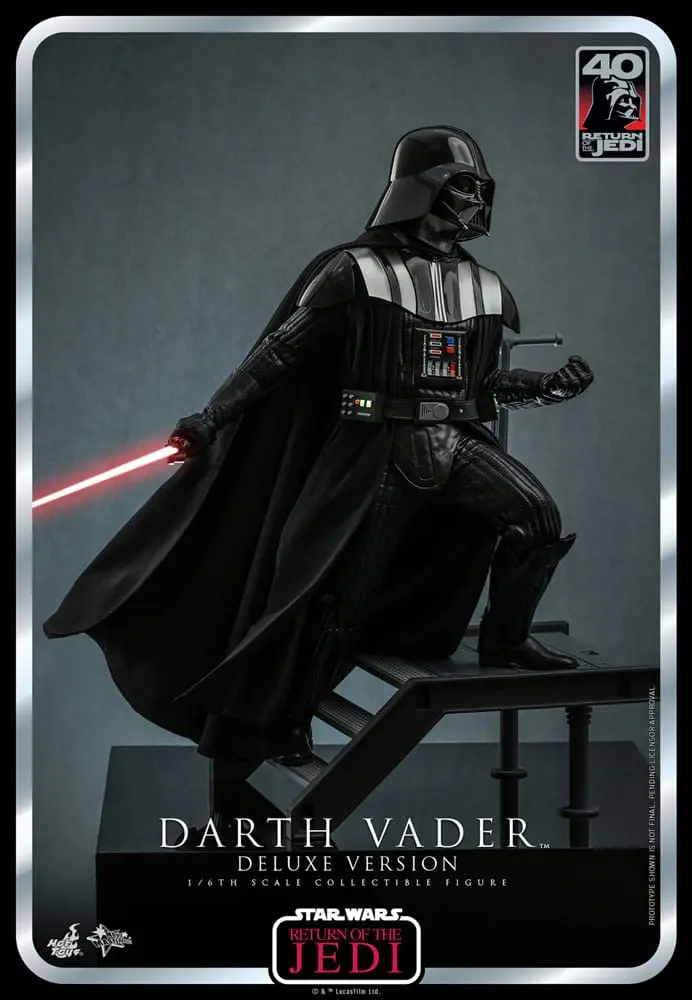 Star Wars: Episode VI 40th Anniversary Action Figure 1/6 Darth Vader Deluxe Version 35 cm product photo