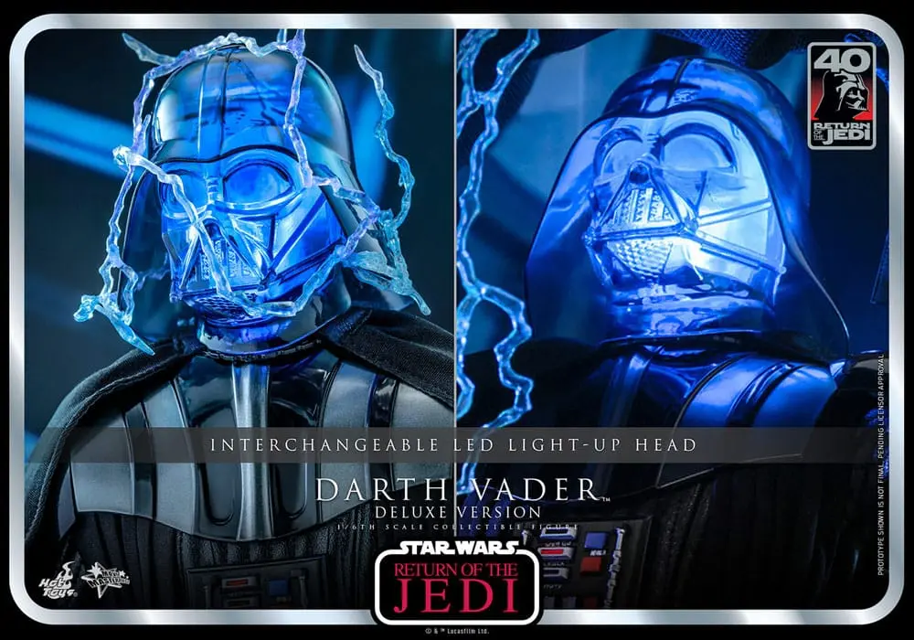 Star Wars: Episode VI 40th Anniversary Action Figure 1/6 Darth Vader Deluxe Version 35 cm product photo