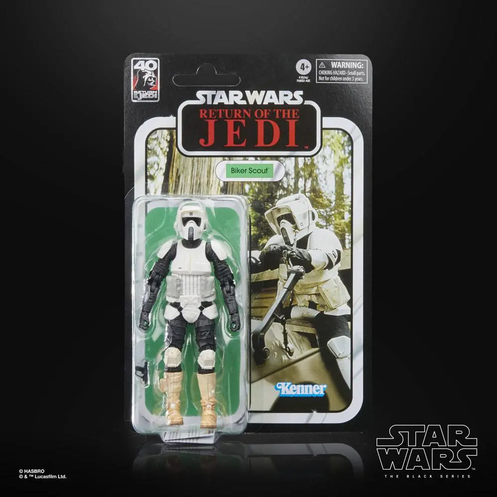 Star Wars Episode VI 40th Anniversary Black Series Action Figure Biker Scout 15 cm termékfotó