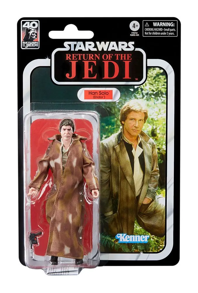 Star Wars Episode VI 40th Anniversary Black Series Action Figure Han Solo (Endor) 15 cm product photo