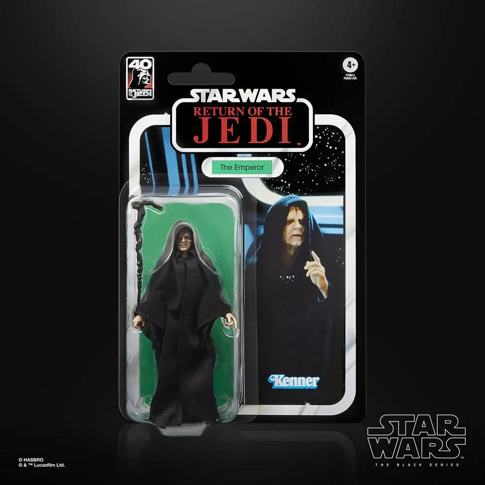 Star Wars Episode VI 40th Anniversary Black Series Action Figure The Emperor 15 cm product photo