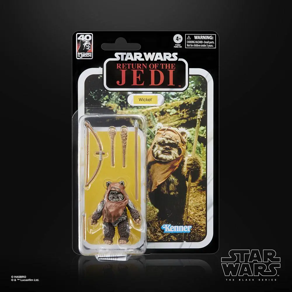 Star Wars Episode VI 40th Anniversary Black Series Action Figure Wicket 15 cm product photo