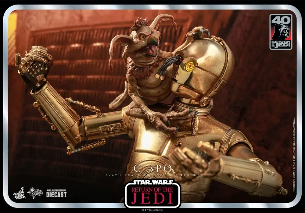 Star Wars: Episode VI 40th Anniversary Action Figure 1/6 C-3PO 29 cm product photo