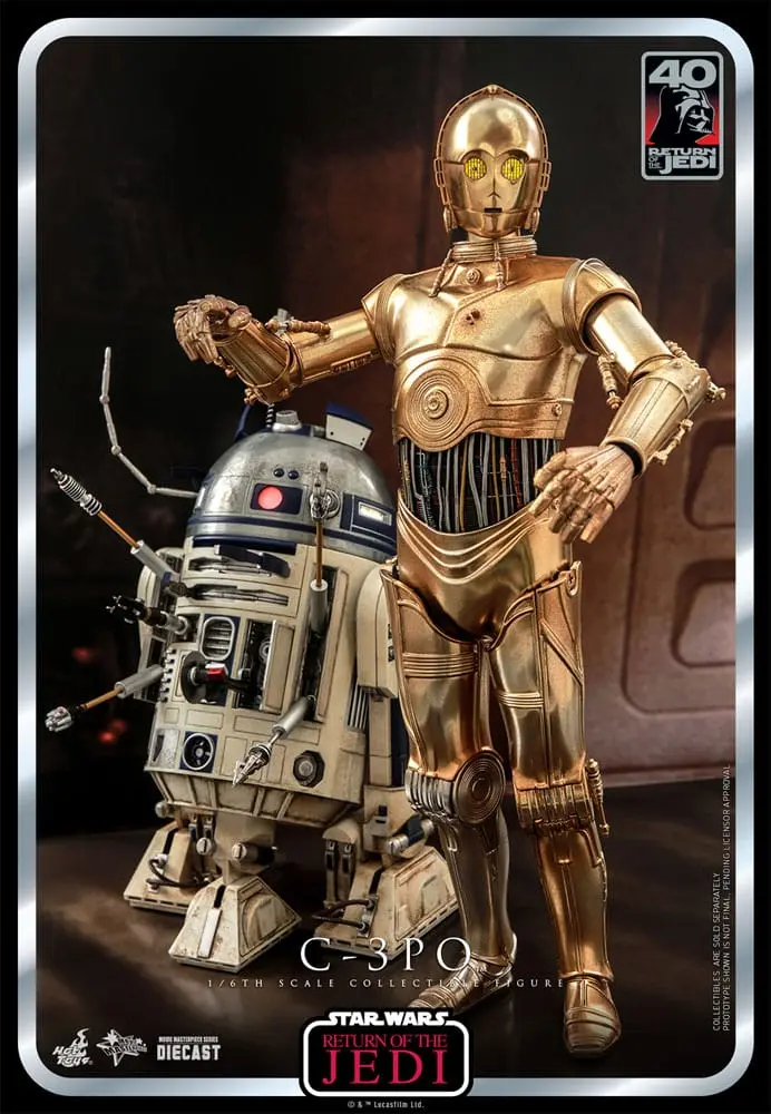 Star Wars: Episode VI 40th Anniversary Action Figure 1/6 C-3PO 29 cm product photo