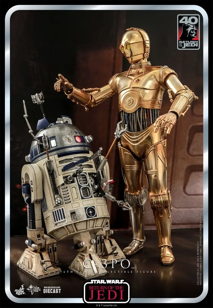 Star Wars: Episode VI 40th Anniversary Action Figure 1/6 C-3PO 29 cm product photo