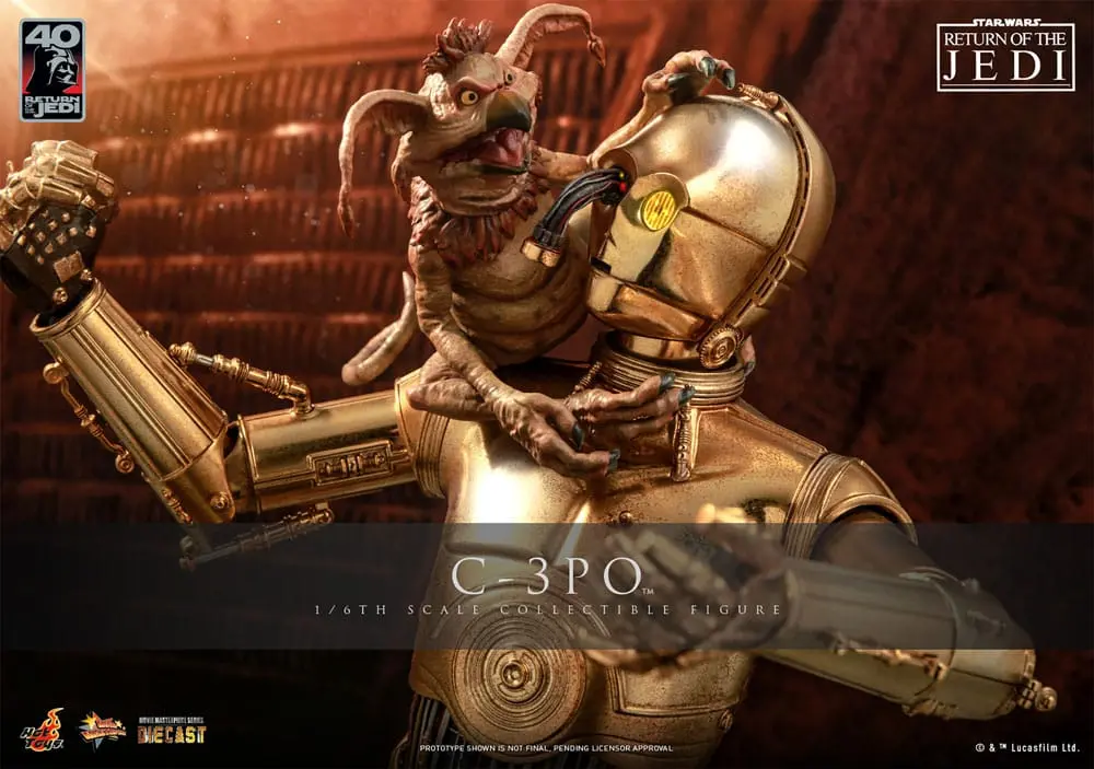 Star Wars: Episode VI 40th Anniversary Action Figure 1/6 C-3PO 29 cm product photo
