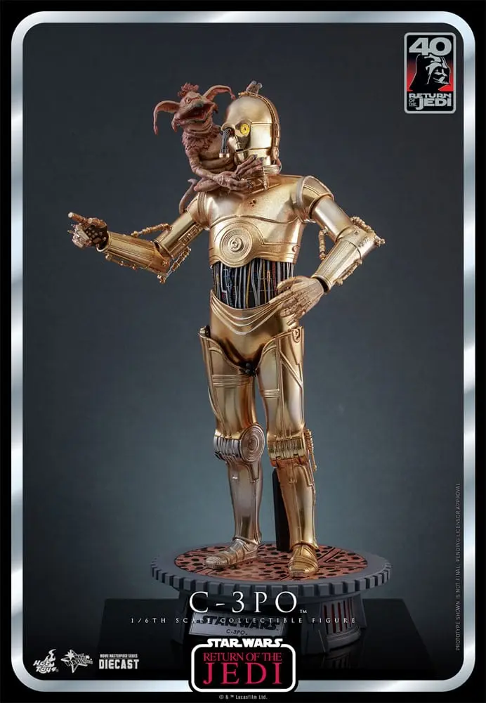 Star Wars: Episode VI 40th Anniversary Action Figure 1/6 C-3PO 29 cm product photo