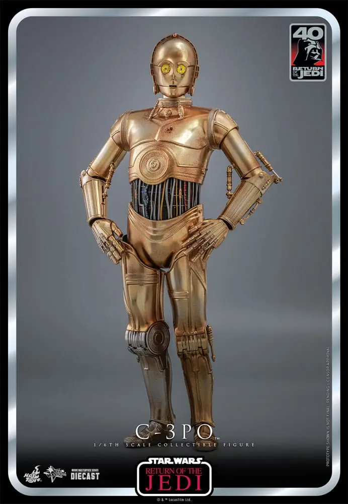 Star Wars: Episode VI 40th Anniversary Action Figure 1/6 C-3PO 29 cm product photo