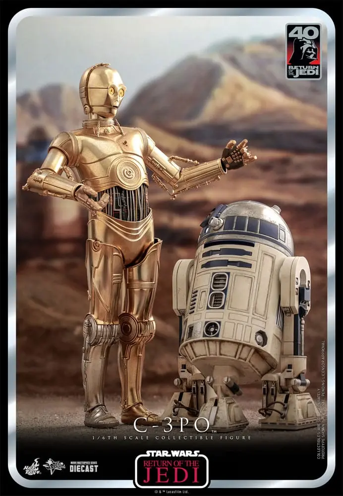 Star Wars: Episode VI 40th Anniversary Action Figure 1/6 C-3PO 29 cm product photo