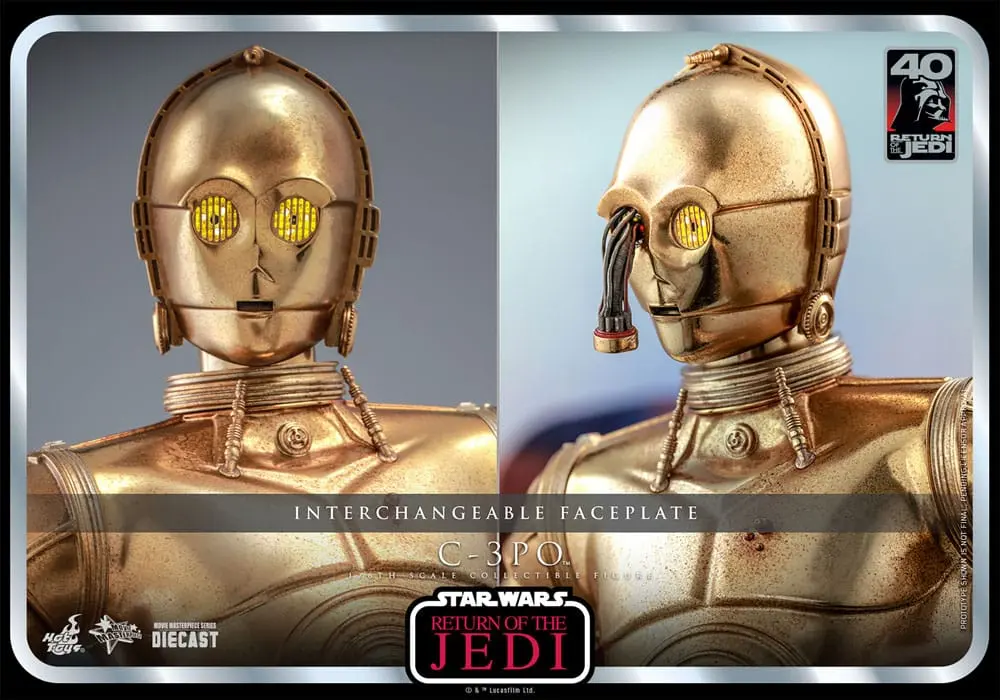 Star Wars: Episode VI 40th Anniversary Action Figure 1/6 C-3PO 29 cm product photo