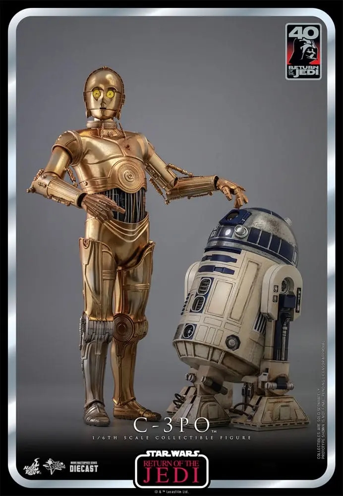Star Wars: Episode VI 40th Anniversary Action Figure 1/6 C-3PO 29 cm product photo
