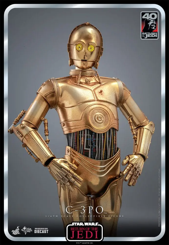 Star Wars: Episode VI 40th Anniversary Action Figure 1/6 C-3PO 29 cm product photo