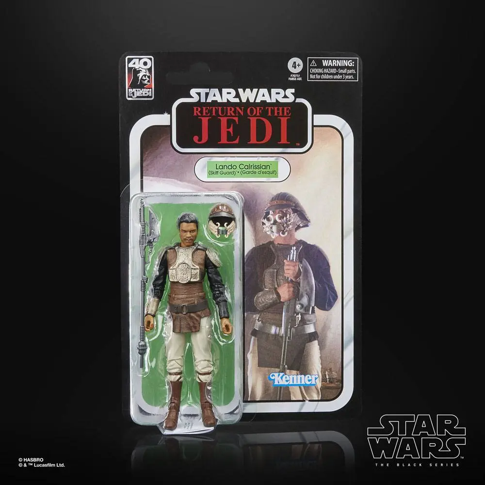 Star Wars Episode VI 40th Anniversary Black Series Action Figure Lando Calrissian (Skiff Guard) 15 cm product photo