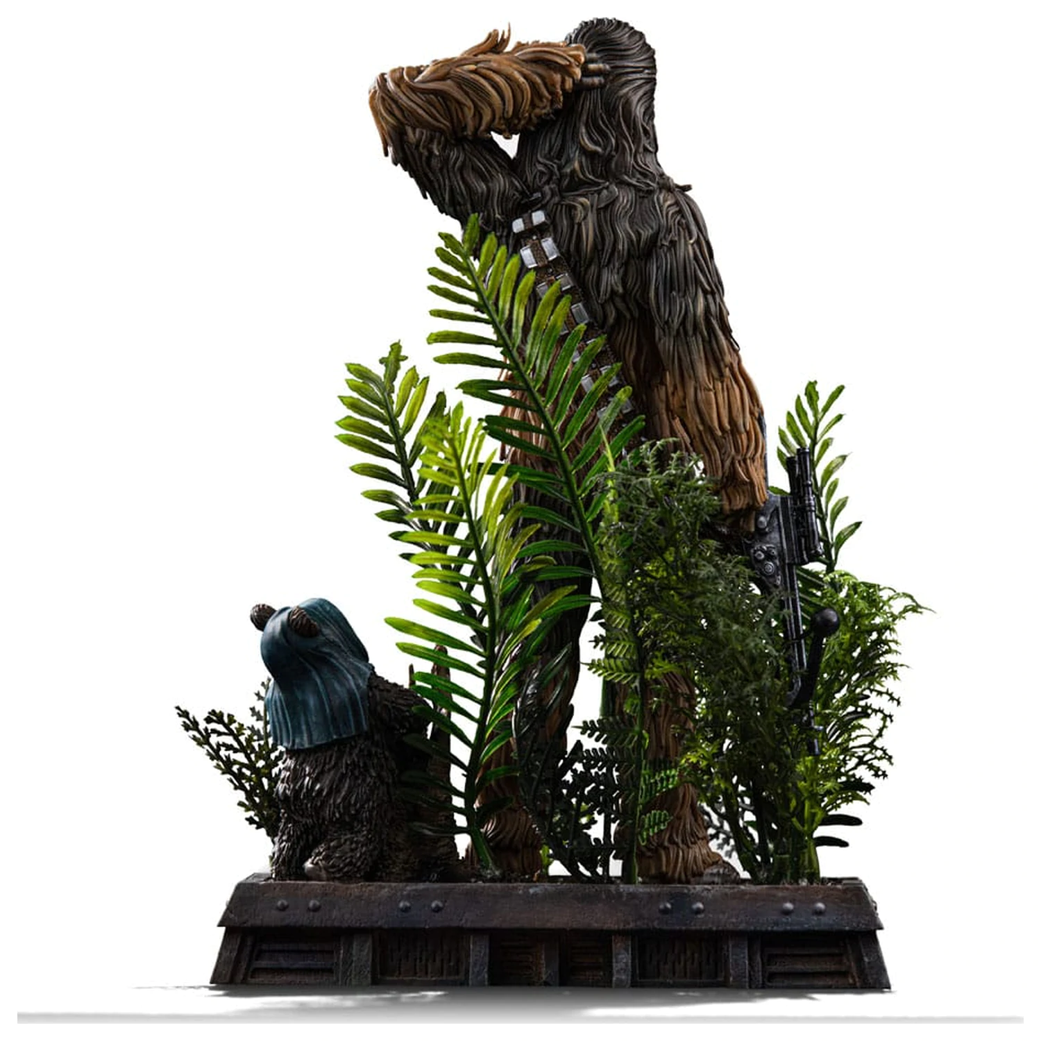 Star Wars Episode VI Art Scale Statue 1/10 Chewbacca and Tokkat 22 cm             product photo
