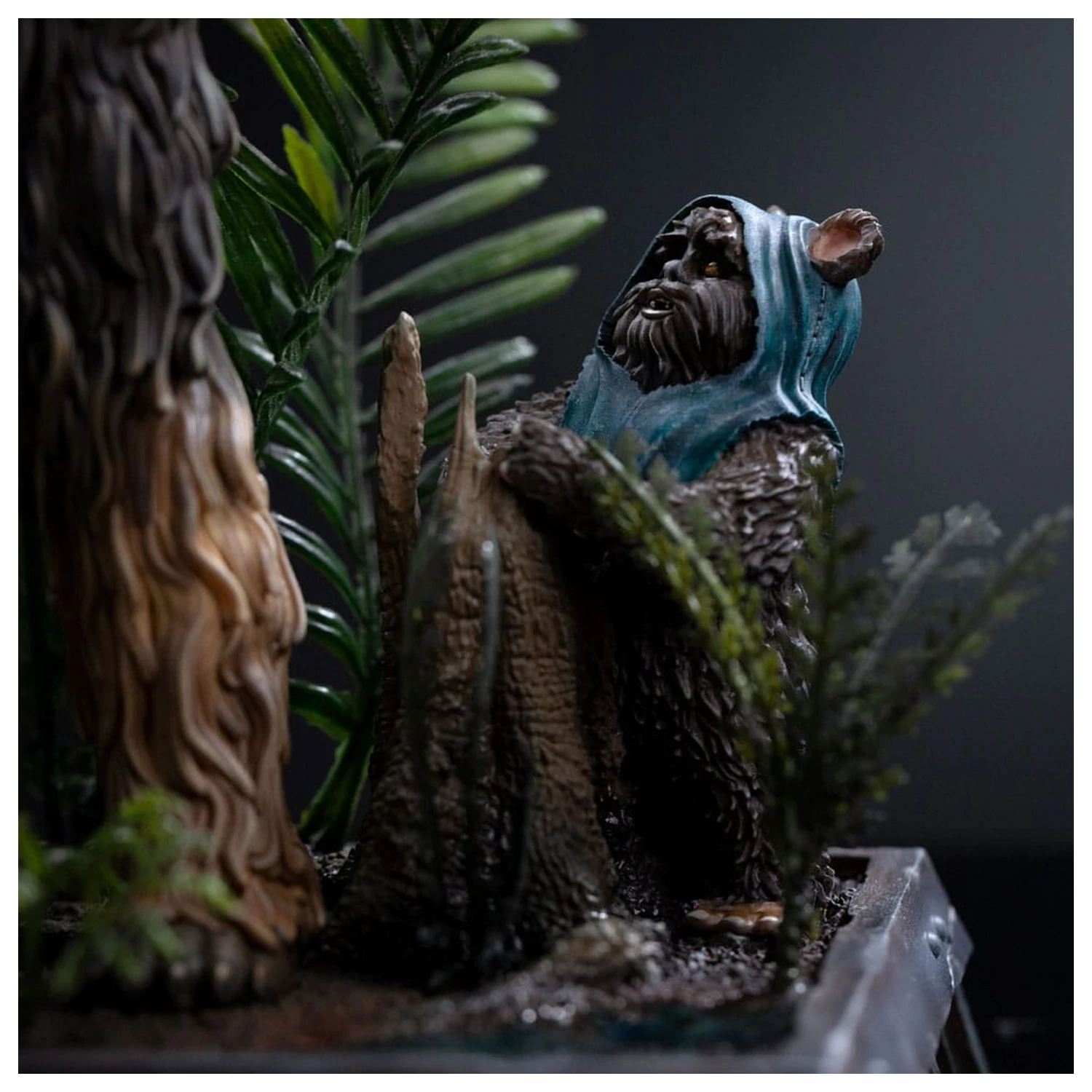 Star Wars Episode VI Art Scale Statue 1/10 Chewbacca and Tokkat 22 cm             product photo
