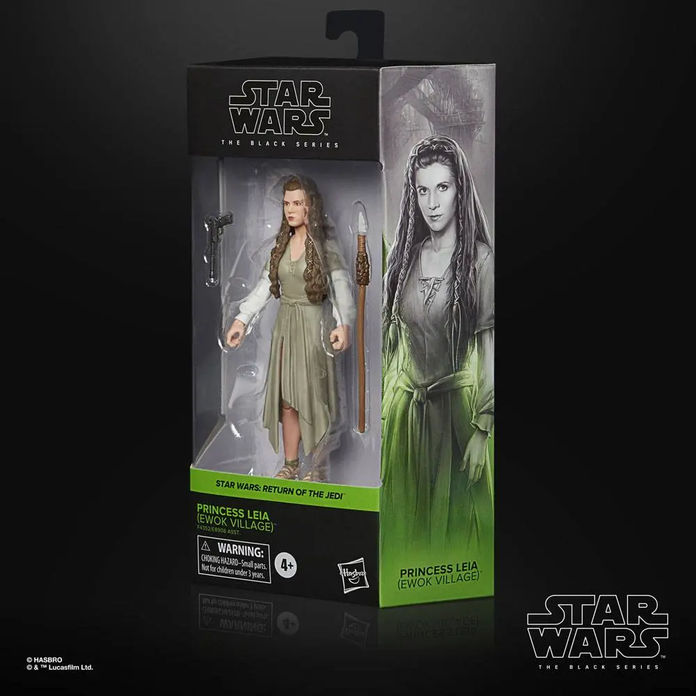 Star Wars Episode VI Black Series Action Figure 2022 Princess Leia (Ewok Village) 15 cm termékfotó