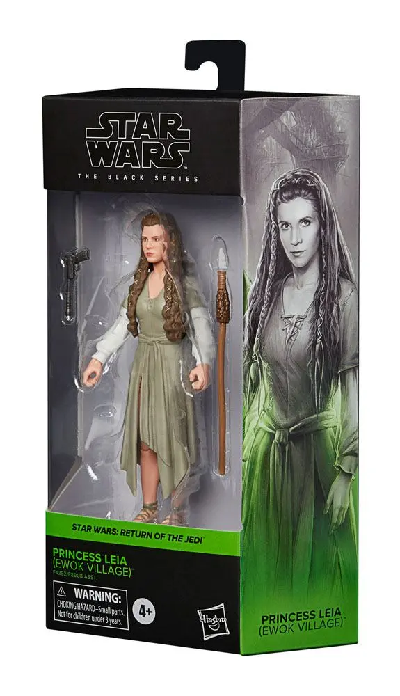 Star Wars Episode VI Black Series Action Figure 2022 Princess Leia (Ewok Village) 15 cm termékfotó