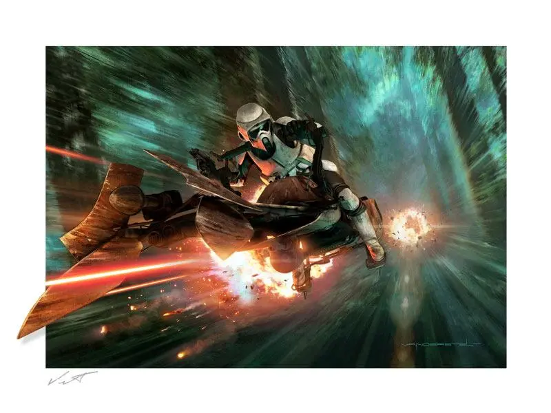 Star Wars: Episode VI Fine Art Print Endor Chase 46 x 61 cm product photo