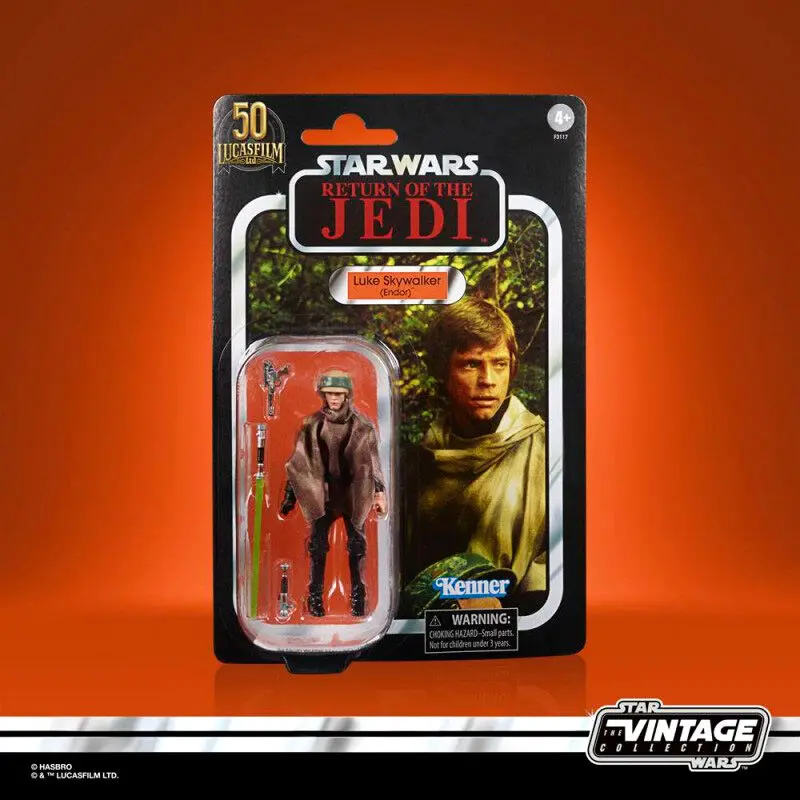 Star Wars Episode VI Vintage Collection Action Figure 2021 Luke Skywalker (Endor) 10cm product photo