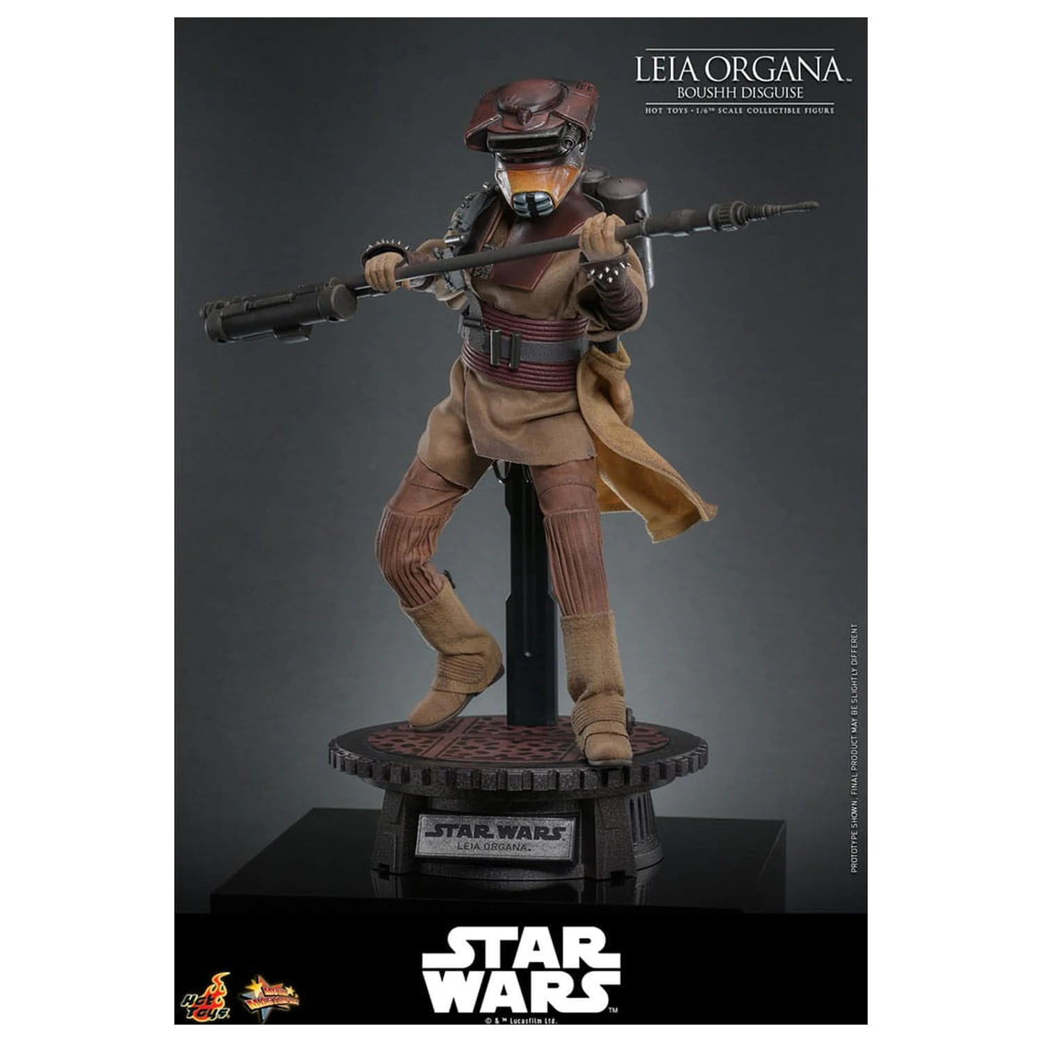 Star Wars Episode VI Movie Masterpiece Action Figure 1/6 Leia Organa (Boushh Disguise) 27 cm product photo