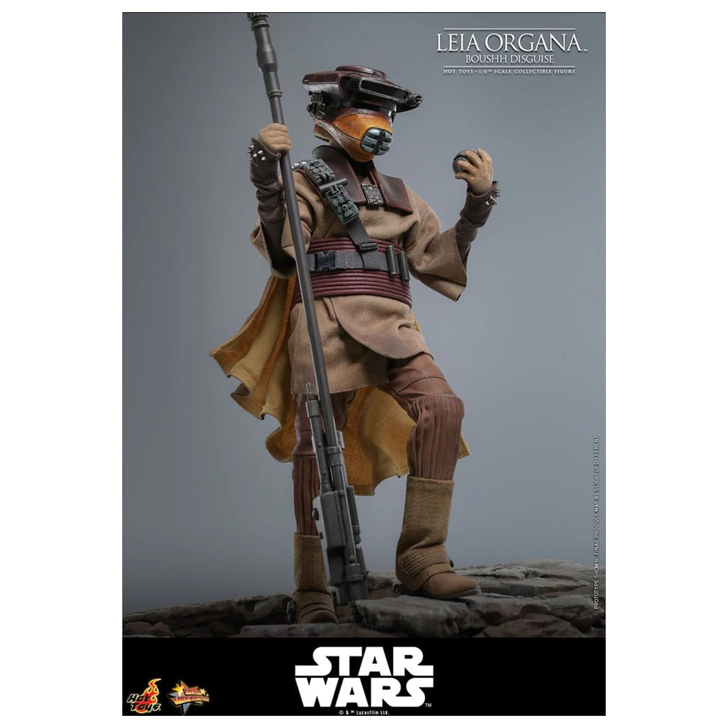 Star Wars Episode VI Movie Masterpiece Action Figure 1/6 Leia Organa (Boushh Disguise) 27 cm product photo
