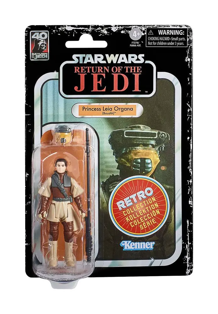 Star Wars Episode VI Retro Collection Action Figure Princess Leia Organa (Boushh) 10 cm product photo
