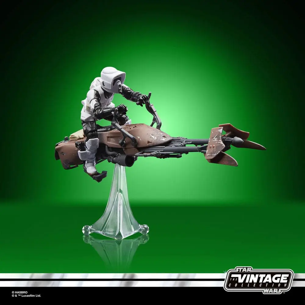Star Wars Episode VI Vintage Collection Vehicle with Figure Speeder Bike &amp; Scout Trooper product photo