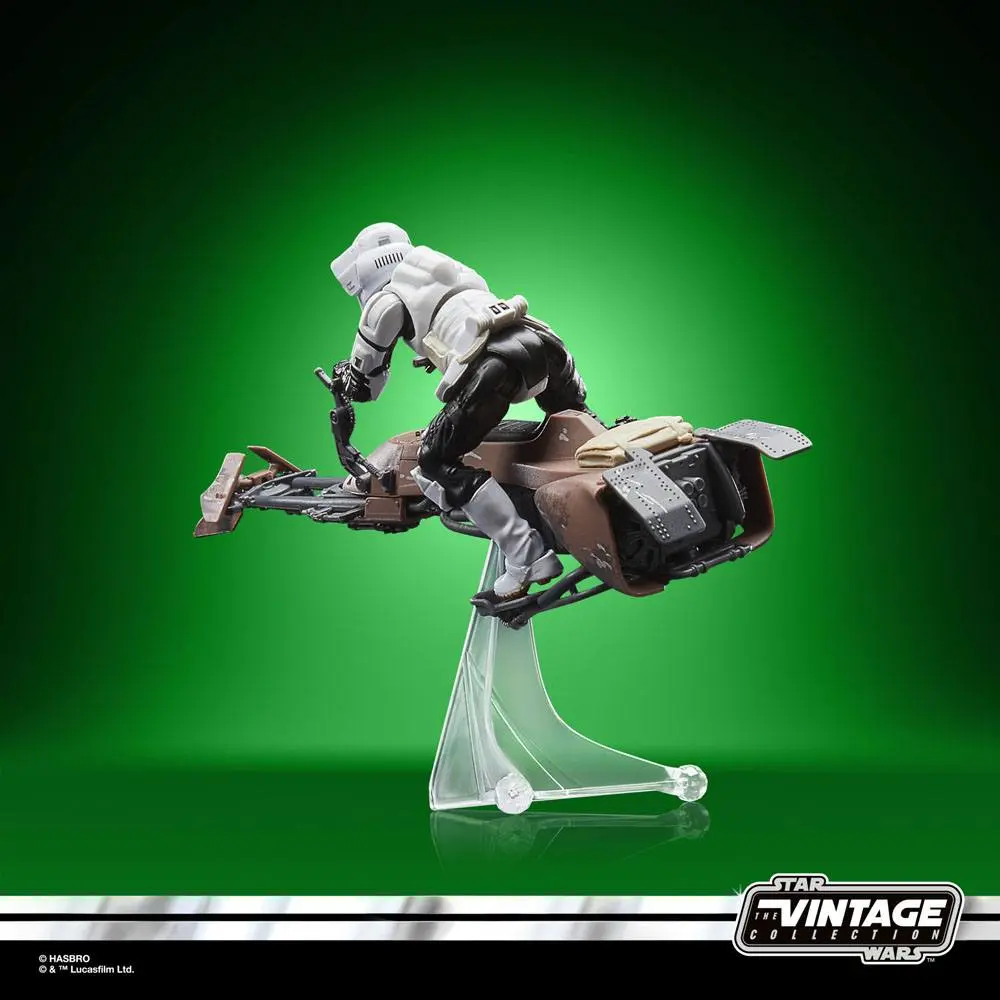 Star Wars Episode VI Vintage Collection Vehicle with Figure Speeder Bike &amp; Scout Trooper product photo