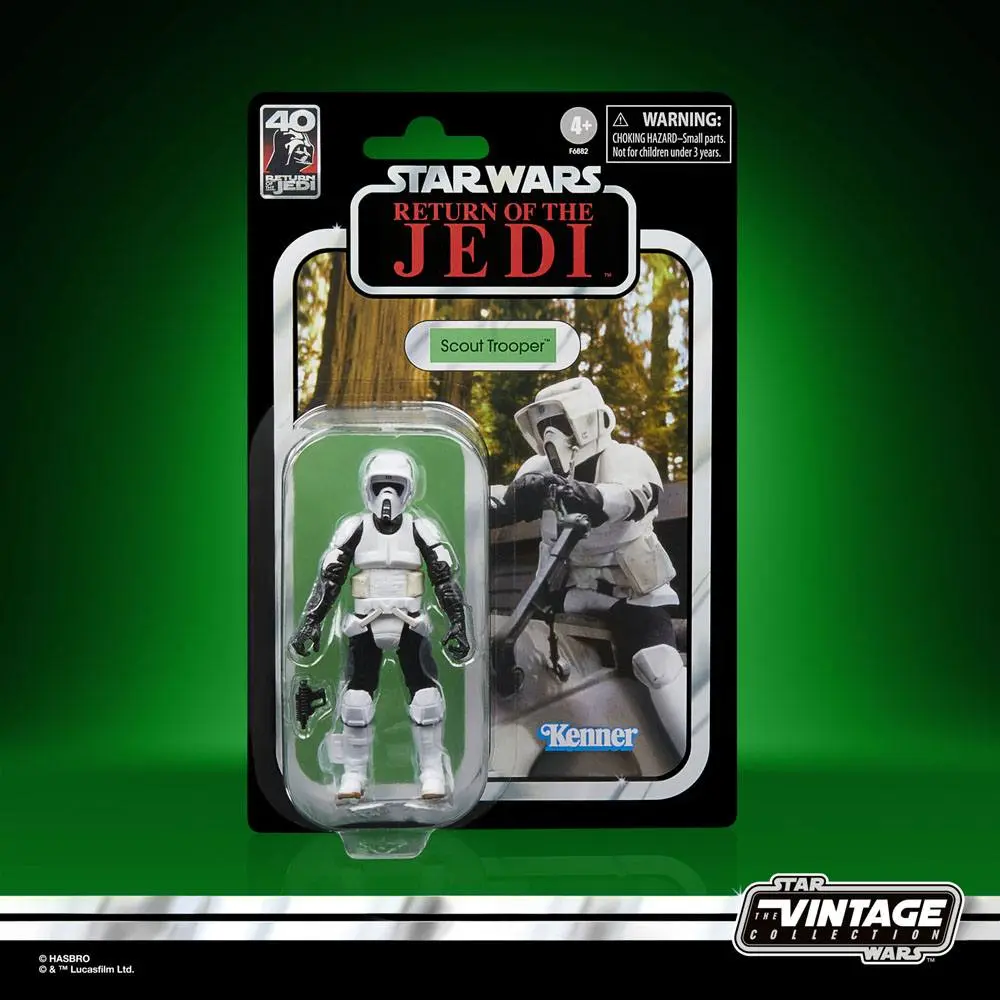Star Wars Episode VI Vintage Collection Vehicle with Figure Speeder Bike &amp; Scout Trooper product photo