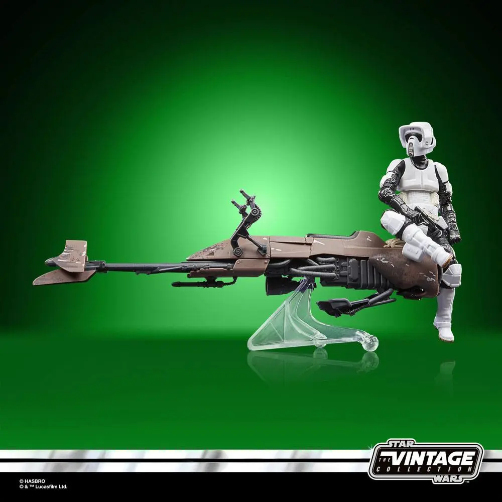 Star Wars Episode VI Vintage Collection Vehicle with Figure Speeder Bike &amp; Scout Trooper product photo