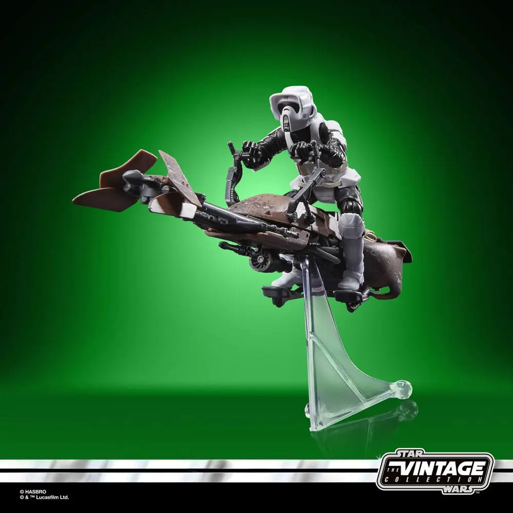 Star Wars Episode VI Vintage Collection Vehicle with Figure Speeder Bike &amp; Scout Trooper product photo