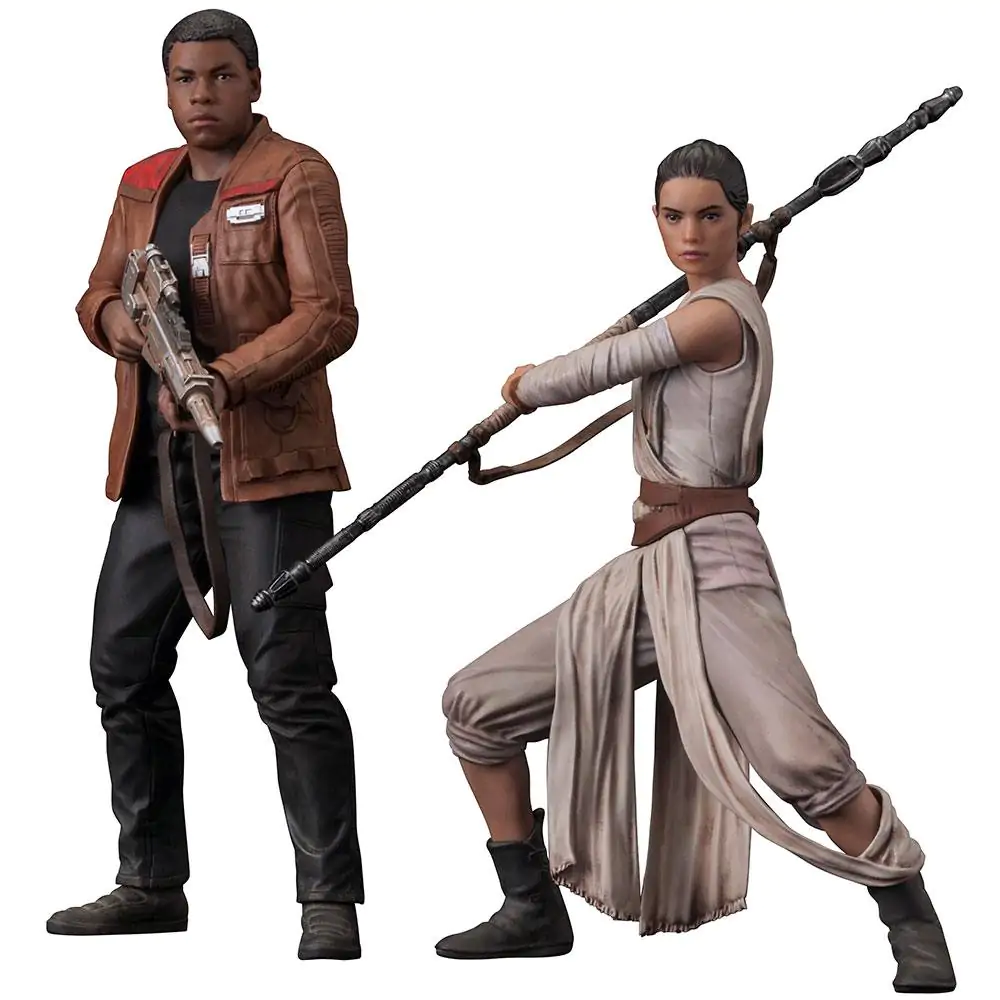 Star Wars Episode VII ARTFX+ Statue 2-Pack Rey & Finn 15 - 18 cm product photo
