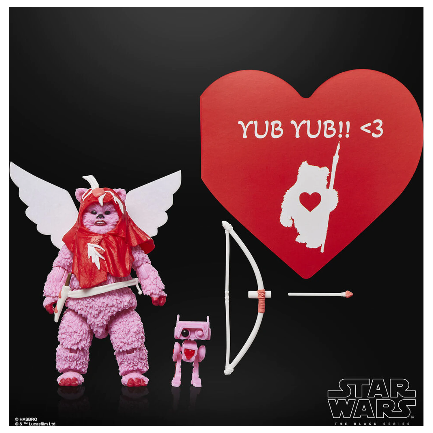 Star Wars Ewok Valentine's Day Edition figure  product photo