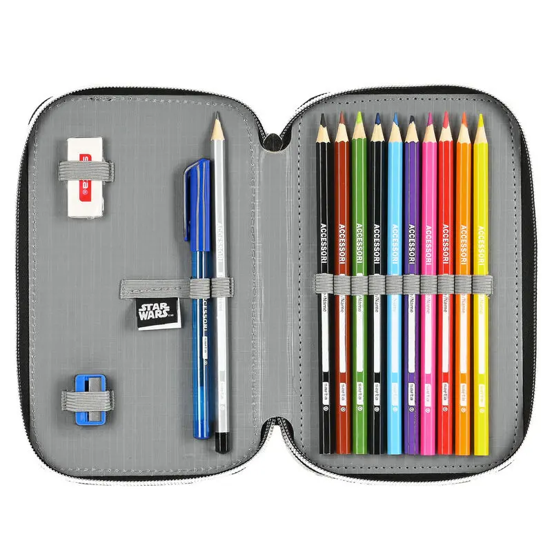 Star Wars Fighter double pencil case 28pcs product photo