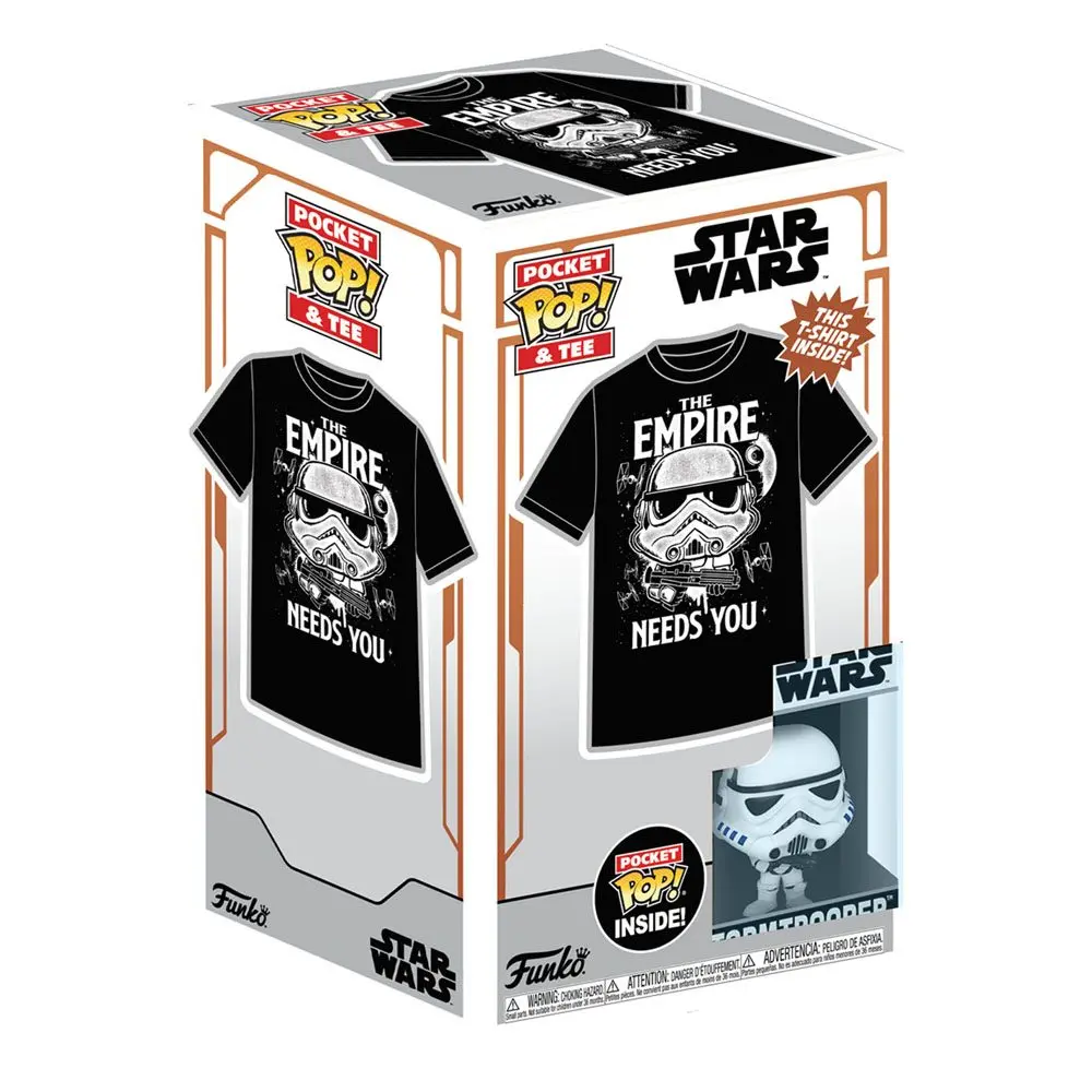 Star Wars Pocket POP! &amp; Tee Box Stormtrooper (KD) Size XL product photo